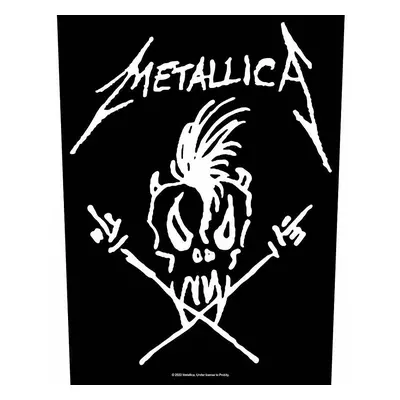 Metallica nášivka na záda CO+PES 30x27x36 cm, Scary Guy