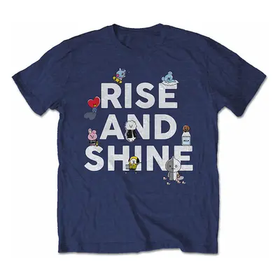 BT21 tričko, Rise And Shine Navy Blue, pánské