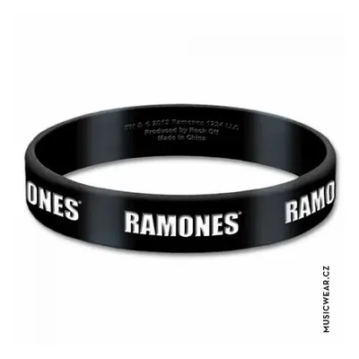 Ramones silikonový náramek, Logo