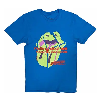 Rolling Stones tričko, Hackney Diamonds Neon Tongue Blue, pánské