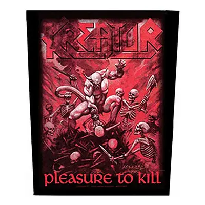 Kreator nášivka na záda 30x27x36 cm, Pleasure To Kill