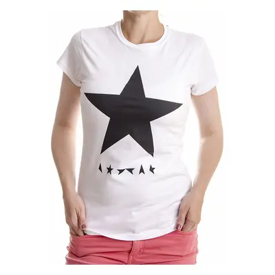 David Bowie tričko, Blackstar (On White), dámské