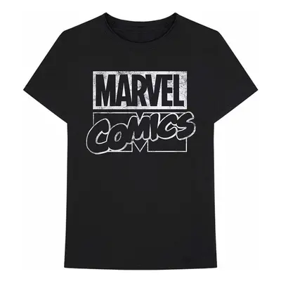 Marvel Comics tričko, Logo Black, pánské