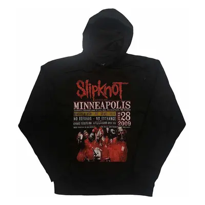 Slipknot mikina, Minneapolis &#039;09 Eco-Hoodie BP Black, pánská