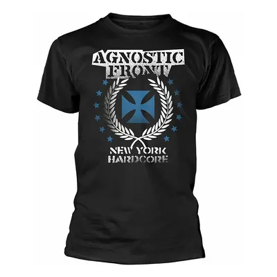 Agnostic Front tričko, Blue Iron Cross, pánské