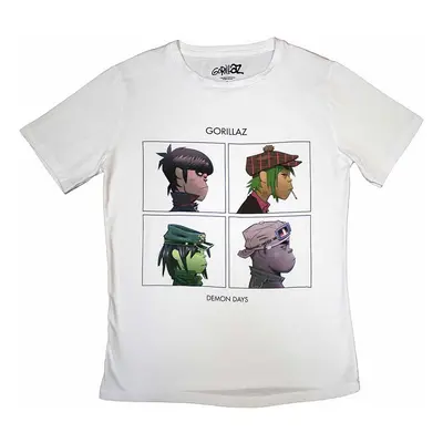 Gorillaz tričko, Demon Days White, dámské