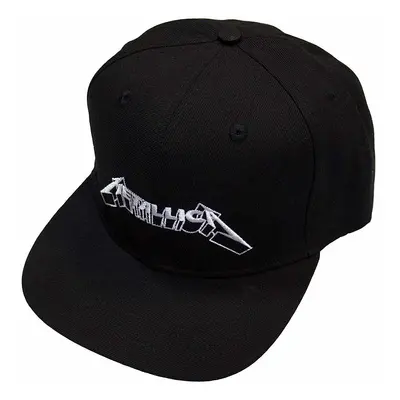 Metallica kšiltovka snapback, 3D Logo Black, uni