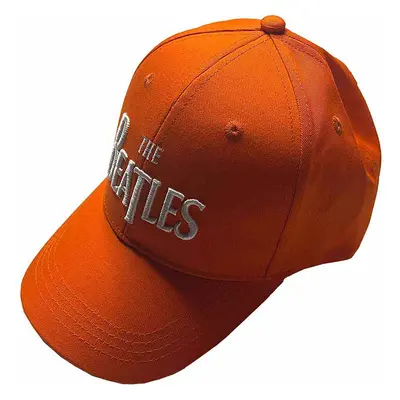 The Beatles kšiltovka, White Drop T Logo Orange