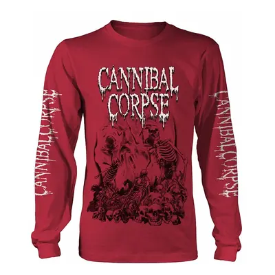 Cannibal Corpse tričko dlouhý rukáv, Pile Of Skulls 2018, pánské