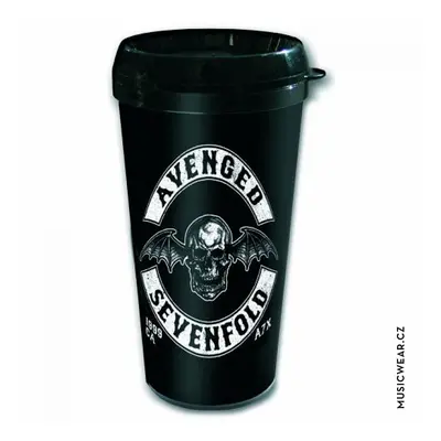 Avenged Sevenfold cestovní hrnek 330ml, Death Bat Crest