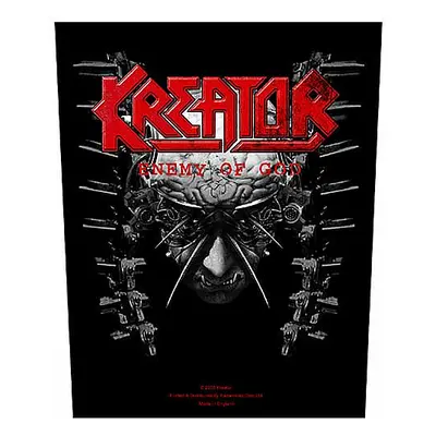 Kreator nášivka na záda 30x27x36 cm, Enemy Of God