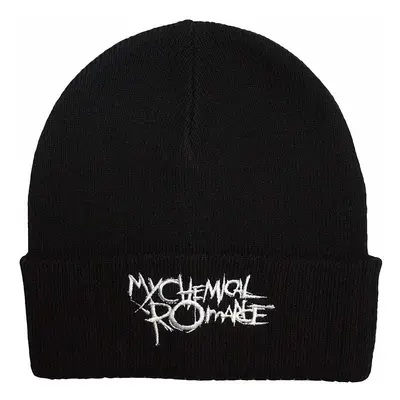 My Chemical Romance zimní bavlněný kulich, The Black Parade Logo Black, unisex