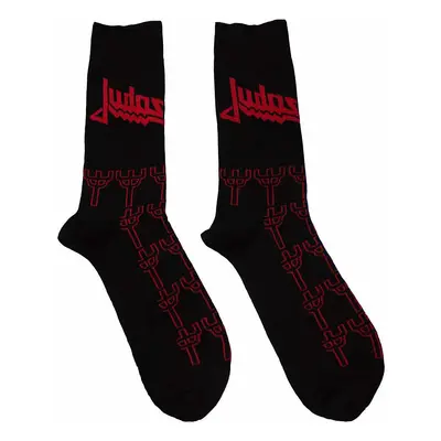 Judas Priest ponožky, Trident Pattern Black, unisex