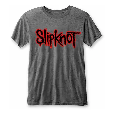 Slipknot tričko, Logo Burn Out Grey, pánské