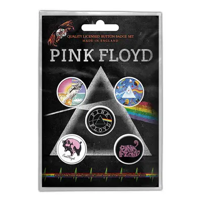 Pink Floyd set 5-ti placek průměr 25 mm, Prism, unisex