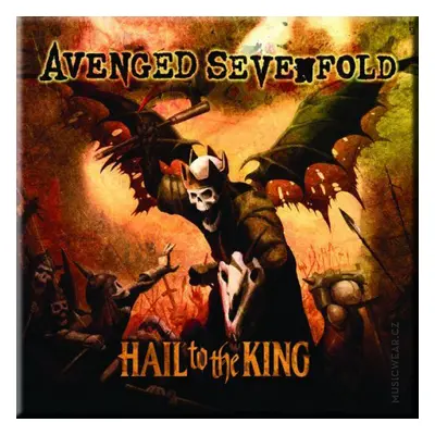 Avenged Sevenfold magnet na lednici 75mm x 75mm, Hail to the King