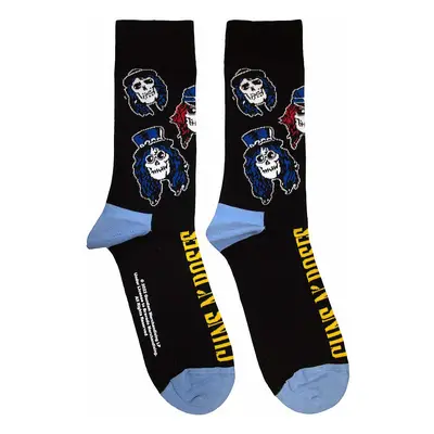 Guns N Roses ponožky, Skulls Band Black, unisex