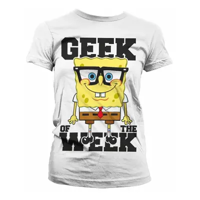 SpongeBob Squarepants tričko, Geek Of The Week Girly White, dámské