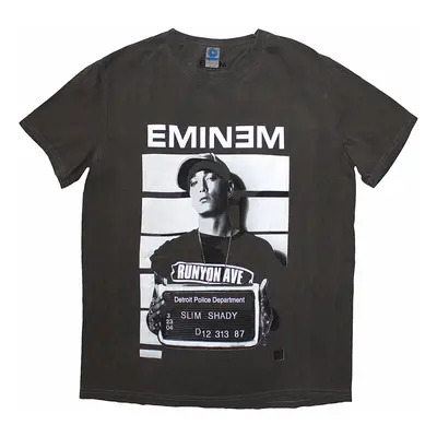 Eminem tričko, Arrest Dip Dye Wash Grey, pánské