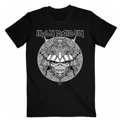 Iron Maiden tričko, Senjutsu Samurai Graphic White Black, pánské