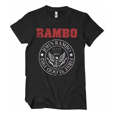 Rambo tričko, First Blood 1982 Seal Black, pánské