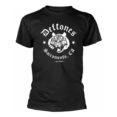 Deftones tričko, Tiger Sacramento Black, pánské