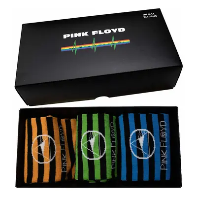 Pink Floyd set ponožek 3 páry, Mono Prism Multicol, unisex