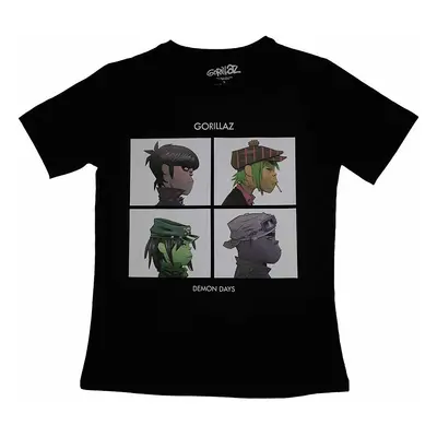 Gorillaz tričko, Demon Days Black, dámské