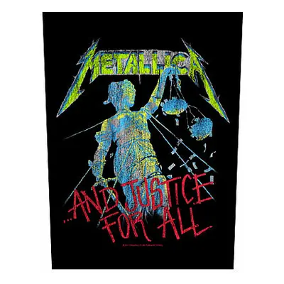 Metallica nášivka na záda 30x27x36 cm, And Justice For All