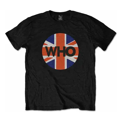 The Who tričko, Union Jack Circle Black, pánské