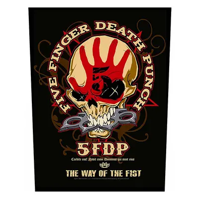 Five Finger Death Punch nášivka na záda 30x27x36 cm, Way Of The Fist