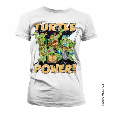 Želvy Ninja tričko, Turtle Power Girly, dámské