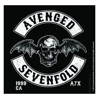 Avenged Sevenfold korkový podtácek 10x10 cm, Death Bat Crest