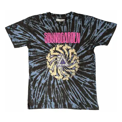 Soundgarden tričko, Badmotorfinger Dip Dye Wash Blue, pánské