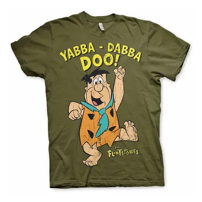 The Flinstones tričko, Yabba Dabba Doo Green, pánské