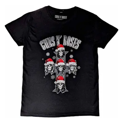 Guns N Roses tričko, Appetite Christmas Black, pánské