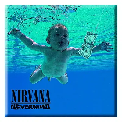 Nirvana magnet na lednici 75mm x 75mm, Nevermind