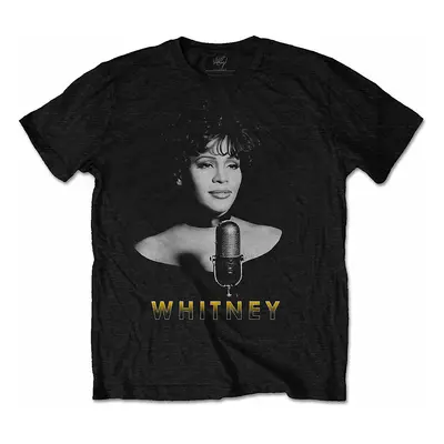 Whitney Houston tričko, Black & White Photo, pánské