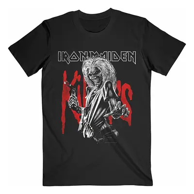 Iron Maiden tričko, Killers Eddie Large Graphic Distress Black, pánské