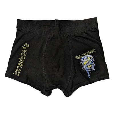 Iron Maiden boxerky CO+EA, Powerslave Head Black, pánské