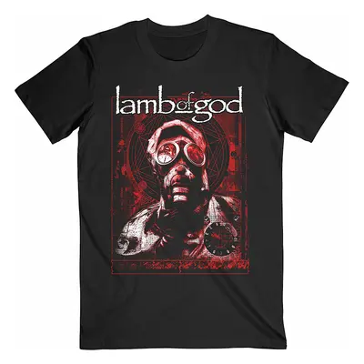 Lamb Of God tričko, Gas Mask Waves Black, pánské