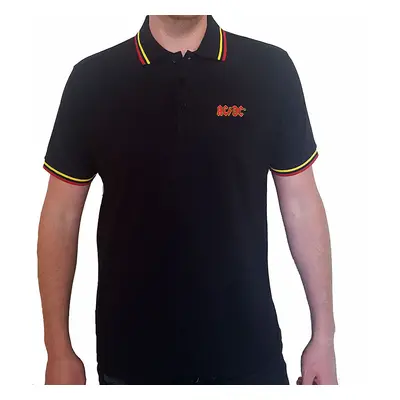 AC/DC tričko, Classic Logo Polo Black, pánské