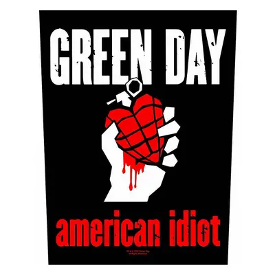 Green Day nášivka na záda CO+PES 30x27x36 cm, American Idiot