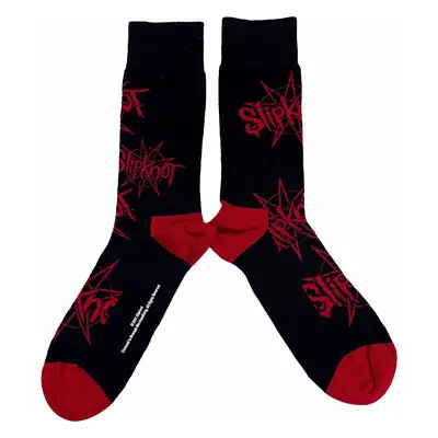 Slipknot ponožky, Logo & Nonagram Black, unisex