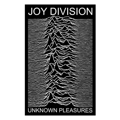 Joy Division textilní banner 70cm x 106cm, Unknown Pleasures