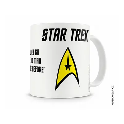 Star Trek keramický hrnek 250ml, Star Trek Boldly