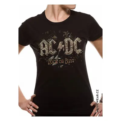 AC/DC tričko, Rock or Bust fitted, dámské