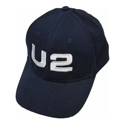 U2 kšiltovka, White Logo Navy Blue