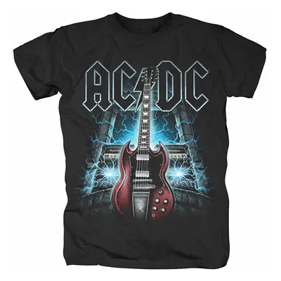 AC/DC tričko, High Voltage Guitar Black, pánské