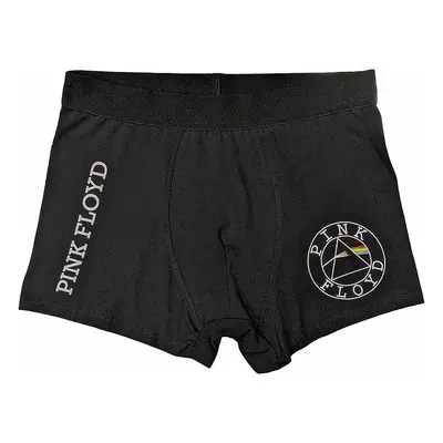 Pink Floyd boxerky CO+EA, Circle Logo Black, pánské